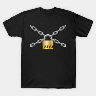 Padlock Caution T-Shirt